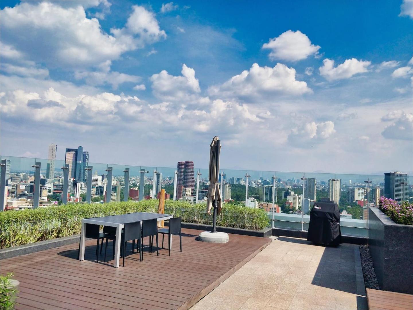 Luxurious High-Rise Hs Wifi, Amazing City Views Mexiko-Stadt Exterior foto