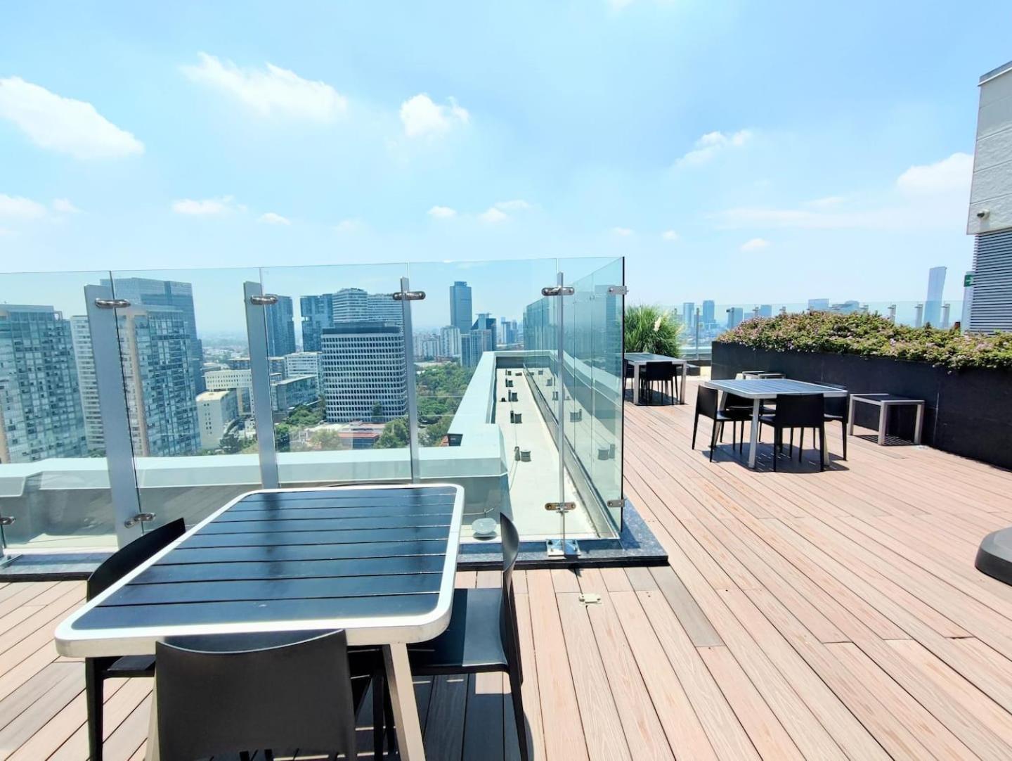 Luxurious High-Rise Hs Wifi, Amazing City Views Mexiko-Stadt Exterior foto