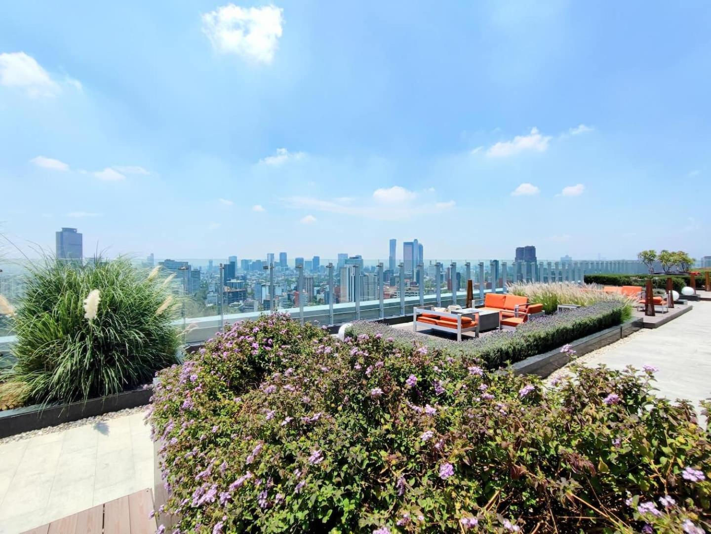 Luxurious High-Rise Hs Wifi, Amazing City Views Mexiko-Stadt Exterior foto